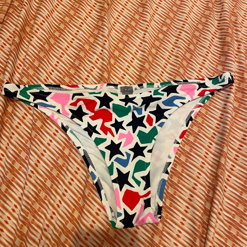 Aerie star print swim cheeky bottoms